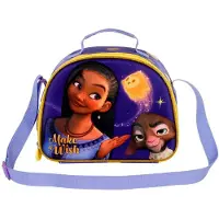 KARACTERMANIA Wish, Asha et la Bonne Étoile Star Sac à Goûter 3D, Lilas