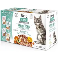 Brit CARE Fillets en sauce, sachets individuels, pour chats stérilisés, 24 x 85 g