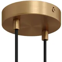 Creative Cables kit de rosace de plafond à 2 trous Brushed Bronze