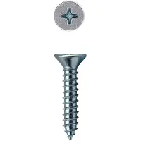 APOLO MEA Boîte à vis CELO 4,8 x 16 mm Vis à tôle 250 pièces galvanisées tête fraisée