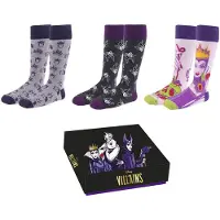Cerda Group Villains - Pack De 3 Paires De Chaussettes (T36-41)