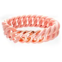 The-rubz Bracelet d'identification 100458 25 mm, (Acier inoxydable)