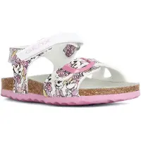 Geox B Sandal Chalki Girl Couleur Blanc