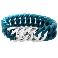 The-rubz Bracelet d'identification 100181 25 mm, (Acier inoxydable)