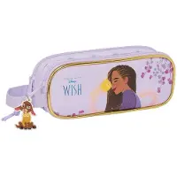 Wish Doppel-Federmäppchen Flieder
