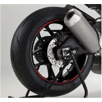 Puig 8431R Rim Strips Premium pour HONDA NT650V DEAUVILLE Rouge