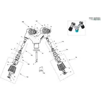 Cressi Tank Knob Kit Valve Argenté Argenté One Size