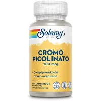 Solaray Picolinate De Chrome 200mcgr 50 Unités