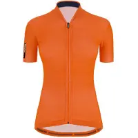 Santini Colore Short Sleeve Jersey Orange XL Femme