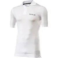 SIXS Short Sleeve Polo Blanc S Homme