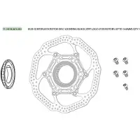 Sram Anneau De Verrouillage De Disque Cl 160 Mm