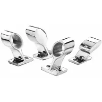VETUS acier inoxydable Support de tube de main courante de proue Argent 20 mm Argent 20 mm