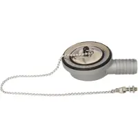 Barka Plastimo Écoulement de coude en plastique Argent 20-25 mm Argent 20-25 mm