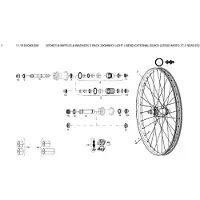 Zipp Rayon D-light J-bend External 3 Unités