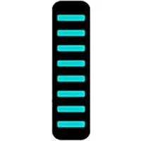 Rrp Attache-câble ProGuard - Avant - Autocollant - Standard - Turquoise