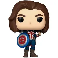 Funko POP! Doctor Strange dans le multivers de la folie POP Movies Vinyl Figur Captain Carter 9 cm FK62408