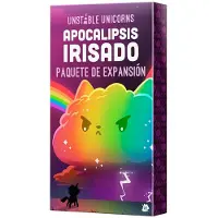 Asmodee Jeu De Société Unstable Unicorns Apocalipsis Irisado Espagnol