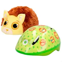 K3yriders Housse en peluche lion Casque junior Multicolore One Size