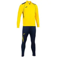 Joma Championship Vii Tracksuit Jaune,Bleu 5-6 Years Garçon