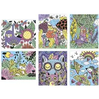 Janod Peinture Atelier magique des animaux Bonne nuit - Set créatif
