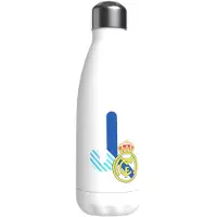 Real Madrid Bouteille Personnalisée Avec La Lettre J Acier Inoxydable 550ml