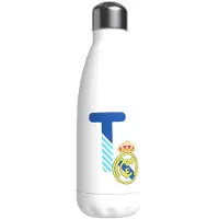 Real Madrid Bouteille Personnalisée Avec La Lettre T Acier Inoxydable 550ml