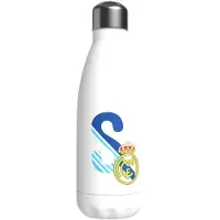 Real Madrid Bouteille Personnalisée Avec La Lettre S Acier Inoxydable 550ml