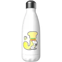 Snoopy Bouteille Personnalisée Avec La Lettre J Acier Inoxydable 550ml