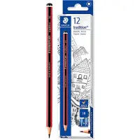 Staedtler Bleistift Tradition 3B (12 Stück) (2 mm, 3B, 12 x)