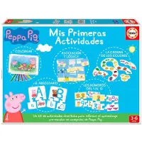 Educa -Mis Primeras Actividades Peppa Pig : Coloriage, association, alphabet et chiffres Jeu éducatif pour enfants (17249) Tranche d'âge : +2 ans