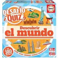 Educa Borrás 18218 Desafio Quiz-Descubrir EL Mundo, Divers, One Size