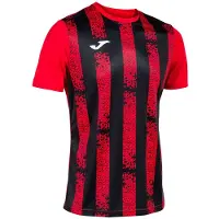 Joma Inter Iii T-shirt manches courtes Rouge,Noir 2XL Homme Rouge,Noir 2XL