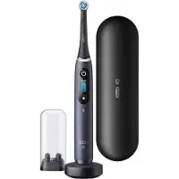 Oral-B Brosse à dents électrique iO Series 8N Rechargeable, Pour adultes, Nombre de têtes de brosse incluses 1, Nombre de modes de brossage 6, Black Onyx