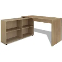 vidaXL Table à manger 140x80x75 cm chêne