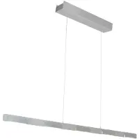 Steinhauer Lampe suspendue de bureau LED Bloc Acier inoxydable