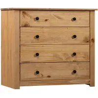 vidaXL Armoire latérale 80x40x73 cm Pin Assortiment Panama