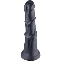Hismith Premium Anal Fantasy Dildo Black Attachment 29 cm KlicLok et ventouse