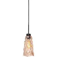 Steinhauer Suspension Vidrio noir avec verre ambré