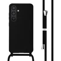 IMoshion Coque en silicone avec cordon pour Samsung Galaxy S24 - Noir