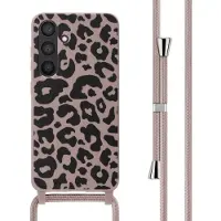 IMoshion Coque design en silicone avec cordon Samsung Galaxy S24 - Animal Pink