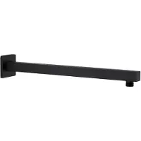 vidaXL Bras de support de douche Carré Inox 201 Noir 40 cm