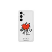 Samsung Galaxy S24 Keith Haring Suit Back Cover Transparent