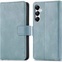 IMoshion Étui de télephone portefeuille de luxe Samsung Galaxy A15 (5G/4G) - Bleu clair