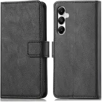IMoshion Étui de télephone portefeuille de luxe pour Samsung Galaxy A35 - Noir
