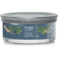 Yankee candle Bougie signature cèdre marin 5 mèches