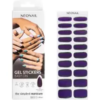 NEONAIL Easy On Gel Stickers Autocollants pour ongles à utiliser avec une lampe UV/LED teinte M02 20 pcs