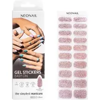 NEONAIL Easy On Gel Stickers Autocollants pour ongles à utiliser avec une lampe UV/LED teinte M07 20 pcs