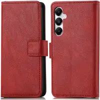 IMoshion Étui de télephone portefeuille de luxe Samsung Galaxy A55 - Rouge