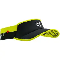 Compressport - Casquette visière - Visor Ultralight Flash Black/Fluo Yellow - Noir
