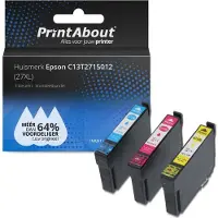 PrintAbout Cartouche compatible pour Epson 27XL (T2715) - 3 couleurs - Multipack
